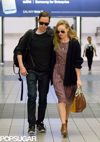 Kate Bosworth and Michael Polish arrived at LAX.
Kate Bosworth and Michael Polish arrived at LAX.