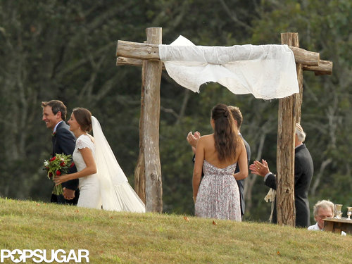 Seth Meyers married Alexi Ashe in Martha's Vineyard.
Seth Meyers married Alexi Ashe in Martha's Vineyard.