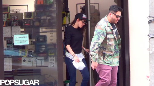 Kristen Stewart Gets Caught Smiling on Set Kristen Stewart Gets Caught Smiling on Set