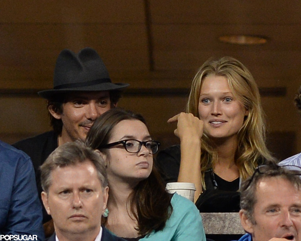 Lukas Haas sat next to Leonardo DiCaprio's girlfriend, Toni Garrn.
Lukas Haas sat next to Leonardo DiCaprio's girlfriend, Toni Garrn.