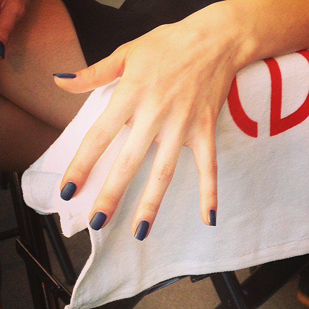 This manicure at Costello Tagliapietra was a three-polish process.
This manicure at Costello Tagliapietra was a three-polish process.