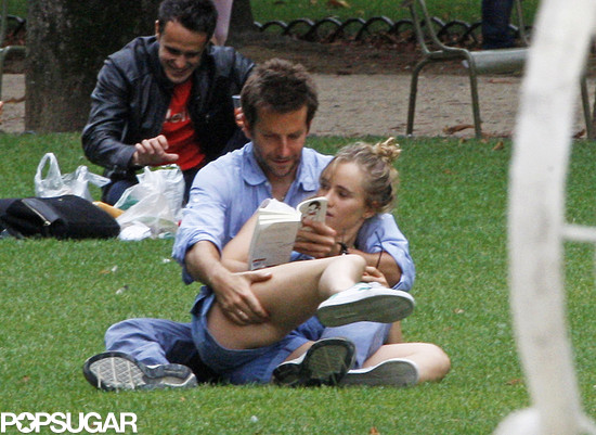 Suki Waterhouse and Bradley Cooper read together in Paris.
Suki Waterhouse and Bradley Cooper read together in Paris.