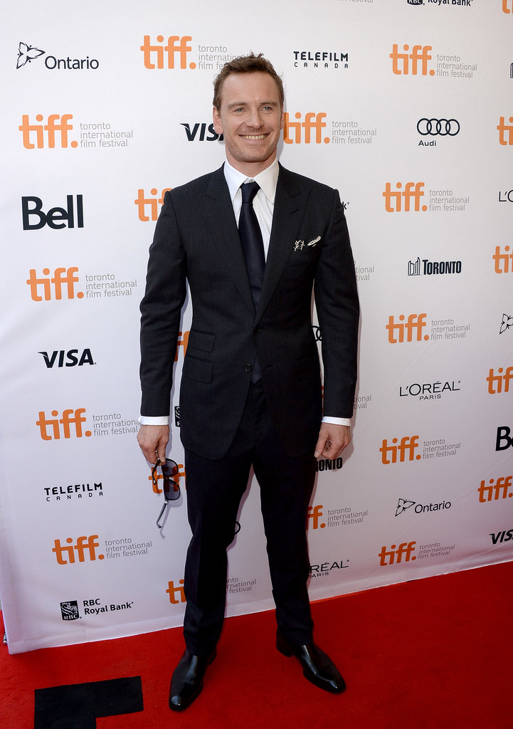 Michael Fassbender sported a suit and a smile at the 12 Years a Slave premiere.
Michael Fassbender sported a suit and a smile at the 12 Years a Slave premiere.