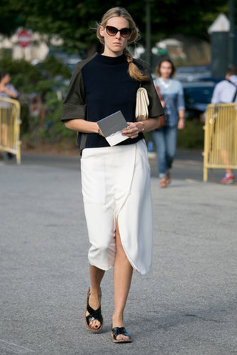 She managed to be pulled together and totally laid-back — that's no easy feat at Fashion Week.
She managed to be pulled together and totally laid-back — that's no easy feat at Fashion Week.