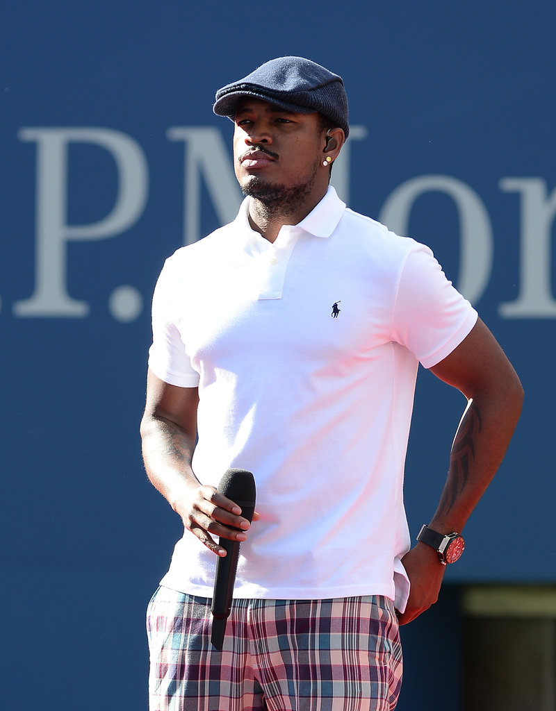 Ne-Yo sang at the US Open.
Ne-Yo sang at the US Open.