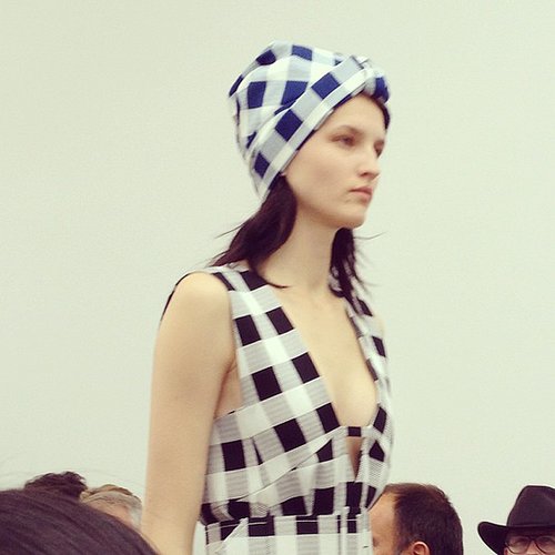 Will you be wearing this turban next Summer? Derek Lam thinks so.
Will you be wearing this turban next Summer? Derek Lam thinks so.