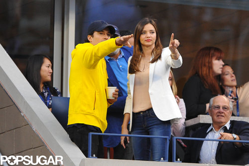 Miranda Kerr Can't Get Enough of the US Open Miranda Kerr Can't Get Enough of the US Open