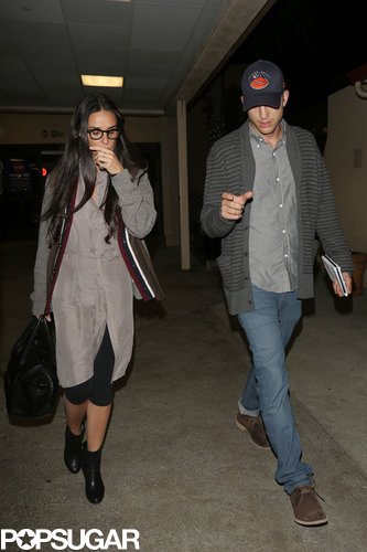 Amicable Exes? Ashton Kutcher Reunites With Ex-Wife Demi Moore For a Flight Amicable Exes? Ashton Kutcher Reunites With Ex-Wife Demi Moore For a Flight