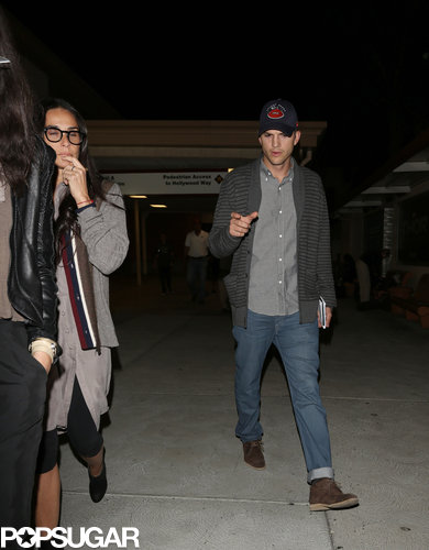 Amicable Exes? Ashton Kutcher Reunites With Ex-Wife Demi Moore For a Flight Amicable Exes? Ashton Kutcher Reunites With Ex-Wife Demi Moore For a Flight