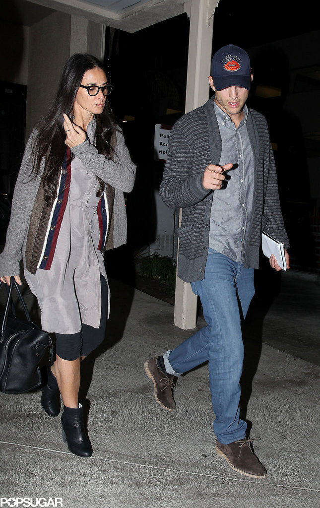 Amicable Exes? Ashton Kutcher Reunites With Ex-Wife Demi Moore For a Flight Amicable Exes? Ashton Kutcher Reunites With Ex-Wife Demi Moore For a Flight