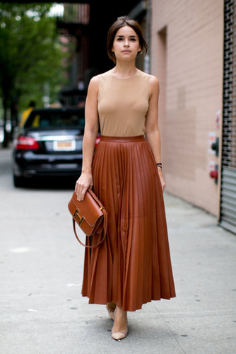Miroslava Duma was a vision in neutrals.
Miroslava Duma was a vision in neutrals.