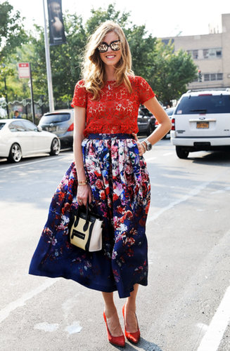 Chiara Ferragni's bright florals make us smile.
Chiara Ferragni's bright florals make us smile.