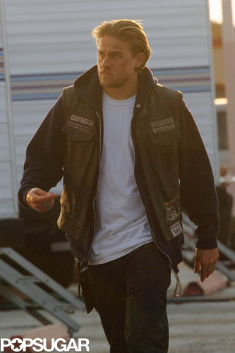 Charlie Hunnam Is Back on Set After Speaking Out About Fifty Shades Charlie Hunnam Is Back on Set After Speaking Out About Fifty Shades