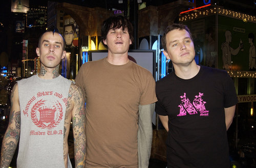 The guys of Blink-182 visited TRL in 2003.
The guys of Blink-182 visited TRL in 2003.