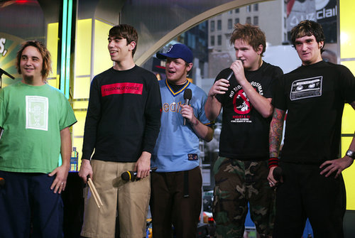New Found Glory performed on TRL in 2003.
New Found Glory performed on TRL in 2003.
