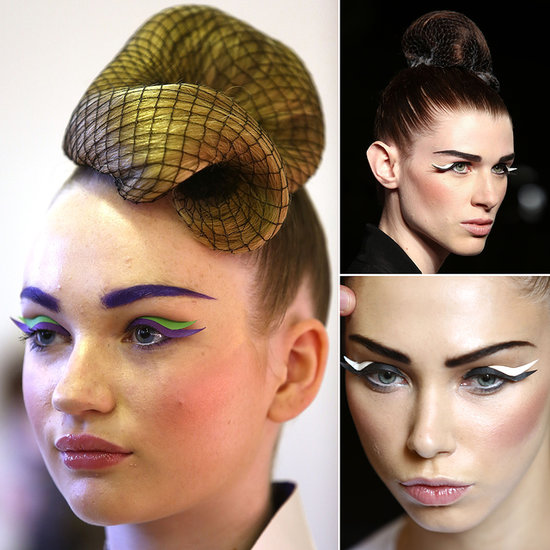 Pearce Fionda's Paper Liner Flicks at London Fashion Week Pearce Fionda's Paper Liner Flicks at London Fashion Week