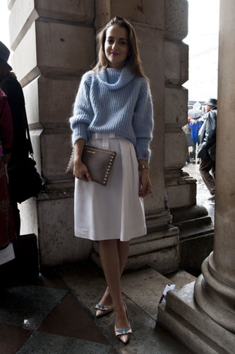 Lovely and ladylike, with a cozy layer to top it all off.
Lovely and ladylike, with a cozy layer to top it all off.