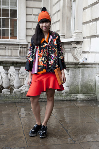 Susie Bubble's whimsical mix caught our eye outside the shows.
Susie Bubble's whimsical mix caught our eye outside the shows.