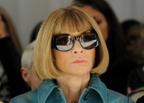 Anna Wintour at Mulberry.
Anna Wintour at Mulberry.