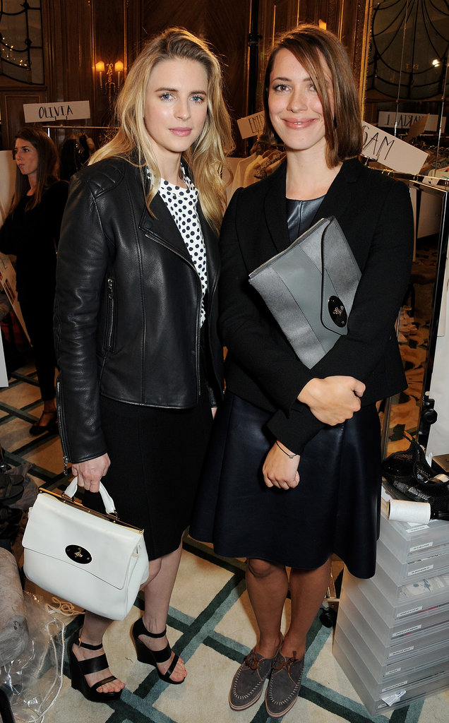 Brit Marling and Rebecca Hall looked chic as ever while sitting front row at Mulberry's Spring show.
Brit Marling and Rebecca Hall looked chic as ever while sitting front row at Mulberry's Spring show.