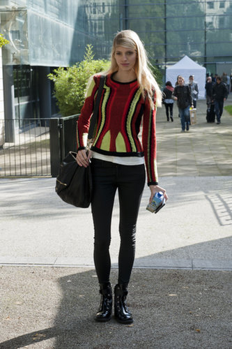 Talk about a statement sweater.
Talk about a statement sweater.