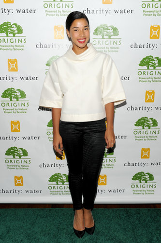 Hannah Bronfman walked the green carpet for Origins' Charity: Water benefit in a crisp ensemble.
Hannah Bronfman walked the green carpet for Origins' Charity: Water benefit in a crisp ensemble.