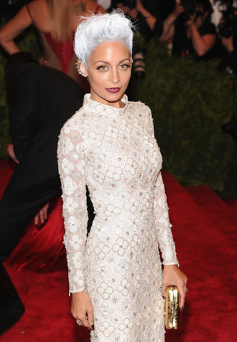 Nicole Richie debuted a high-fashion look for the punk-themed Met Gala in NYC in May 2013.
Nicole Richie debuted a high-fashion look for the punk-themed Met Gala in NYC in May 2013.