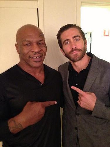 Mike Tyson and Jake Gyllenhaal took photos together backstage before their appearances on Live! With Kelly and Michael.
Source: Twitter user MikeTyson
Mike Tyson and Jake Gyllenhaal took photos together backstage before their appearances on Live! With Kelly and Michael.
Source: Twitter user MikeTyson