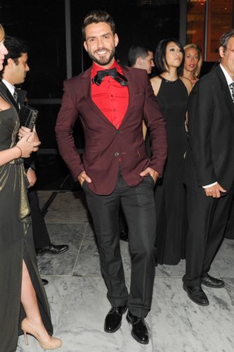 Lorenzo Martone made the rounds at the Brazil Foundation's gala in a berry suit.
Lorenzo Martone made the rounds at the Brazil Foundation's gala in a berry suit.