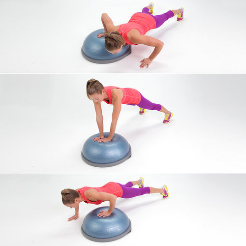 Side-to-Side BOSU Push-Ups Side-to-Side BOSU Push-Ups