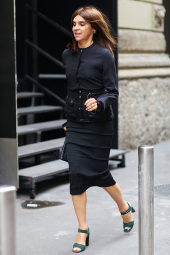 Carine Roitfeld makes the run from show to show that much more stylish.
Carine Roitfeld makes the run from show to show that much more stylish.