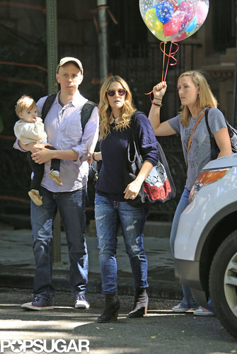Drew Barrymore and Olive Kopelman visited Jimmy Fallon in NYC.
Drew Barrymore and Olive Kopelman visited Jimmy Fallon in NYC.