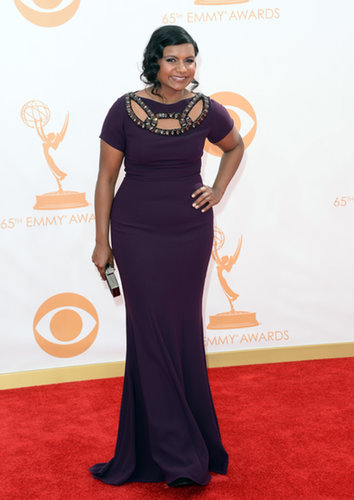 A cutout neckline was the focal point of Mindy Kaling's short-sleeved dress (though we definitely checked out that Jerome C. Rousseau clutch, too!).
A cutout neckline was the focal point of Mindy Kaling's short-sleeved dress (though we definitely checked out that Jerome C. Rousseau clutch, too!).