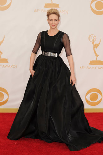 The LBD wasn't so little in Vera Farmiga's case. The actress chose a full-skirted gown with sheer, elbow-length sleeves and Fred Leighton jewelry.
The LBD wasn't so little in Vera Farmiga's case. The actress chose a full-skirted gown with sheer, elbow-length sleeves and Fred Leighton jewelry.