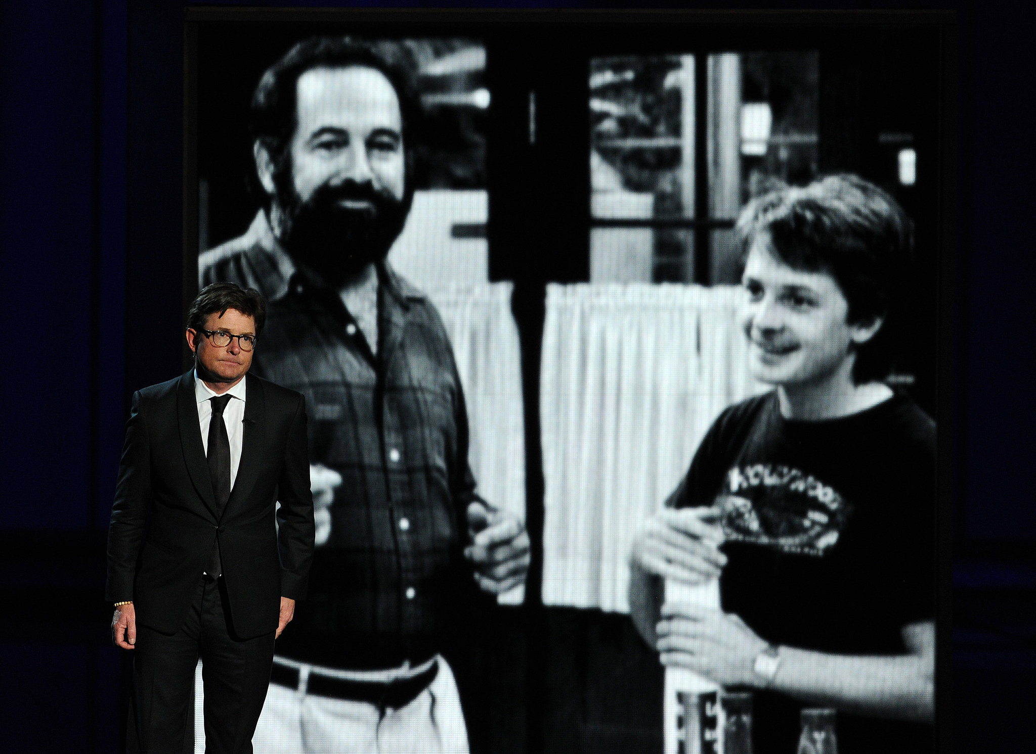 Michael J. Fox gave a touching tribute to Family Ties producer Gary
