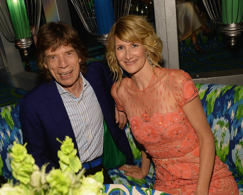 Laura Dern chatted with Mick Jagger at the HBO afterparty.
Laura Dern chatted with Mick Jagger at the HBO afterparty.