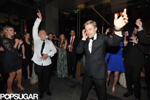 After winning the Emmy for best choreography, Derek Hough got involved in a pretty impressive dance-off with Breaking Bad actor Dean Norris during the AMC afterparty.
After winning the Emmy for best choreography, Derek Hough got involved in a pretty impressive dance-off with Breaking Bad actor Dean Norris during the AMC afterparty.