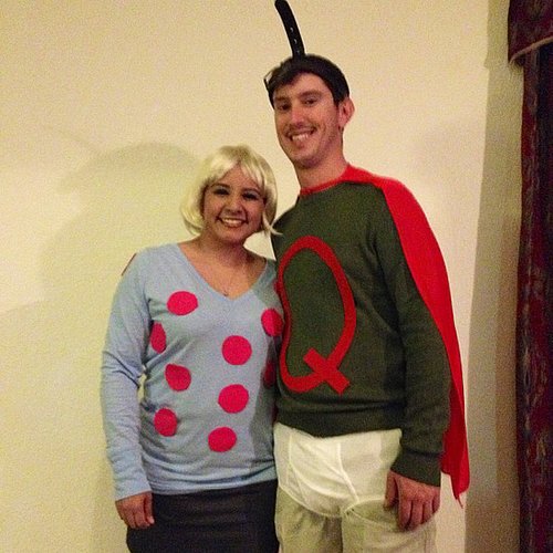 Doug as Quailman and Patti Mayonnaise Doug as Quailman and Patti Mayonnaise