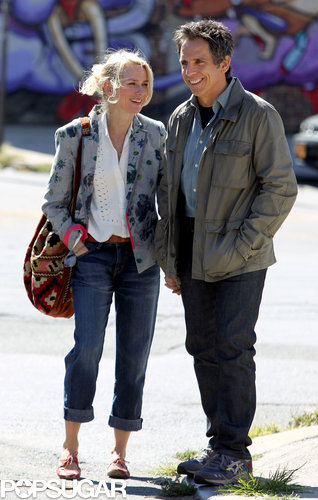 Ben Stiller and Naomi Watts shared laughs and smiles while filming While We're Young in NYC on Tuesday.
Ben Stiller and Naomi Watts shared laughs and smiles while filming While We're Young in NYC on Tuesday.