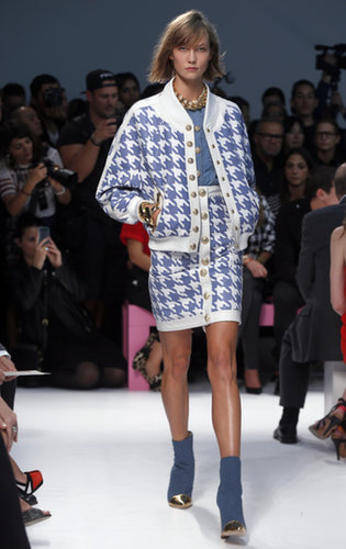 Karlie Kloss walked on Thursday at the Balmain show.
Karlie Kloss walked on Thursday at the Balmain show.