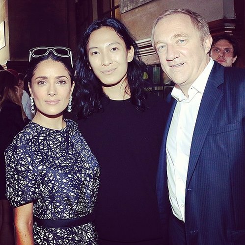Salma Hayek and Francois-Henri Pinault shared the spotlight with Balenciaga's Alexander Wang after the show.
Source: Instagram user buro247ru
Salma Hayek and Francois-Henri Pinault shared the spotlight with Balenciaga's Alexander Wang after the show.
Source: Instagram user buro247ru