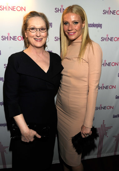 Gwyneth Paltrow met up with Meryl Streep at an awards ceremony in NYC in April 2011.
Gwyneth Paltrow met up with Meryl Streep at an awards ceremony in NYC in April 2011.