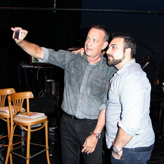 Tom Hanks took a snap with a friend in September 2013 at a Shakespeare festival at Santa Monica College.
Source: Aleks Kocev/BFAnyc.com
Tom Hanks took a snap with a friend in September 2013 at a Shakespeare festival at Santa Monica College.
Source: Aleks Kocev/BFAnyc.com