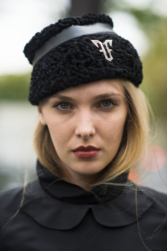 The burnt-orange hue of this woman's lipstick is a great option for Fall.
Source: Le 21ème | Adam Katz Sinding
The burnt-orange hue of this woman's lipstick is a great option for Fall.
Source: Le 21ème | Adam Katz Sinding