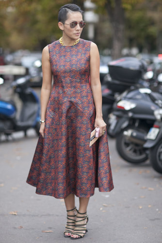 A ladylike dress was made for pairing with sexier heels.
A ladylike dress was made for pairing with sexier heels.