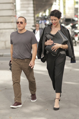 Power couple Scott Schuman and Garance Doré kept it easy chic while bouncing from show to show.
Power couple Scott Schuman and Garance Doré kept it easy chic while bouncing from show to show.