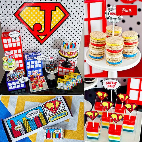 A Colorful Superhero Party A Colorful Superhero Party