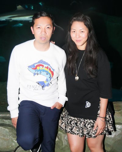 After showing their Spring collection in Paris, Kenzo's Humberto Leon and Carol Lim unwound at their afterparty.
After showing their Spring collection in Paris, Kenzo's Humberto Leon and Carol Lim unwound at their afterparty.