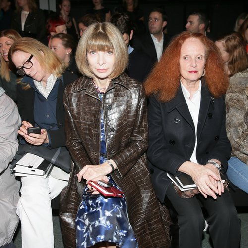 Anna Wintour joined Grace Coddington for Givenchy's Spring 2014 show.
Anna Wintour joined Grace Coddington for Givenchy's Spring 2014 show.