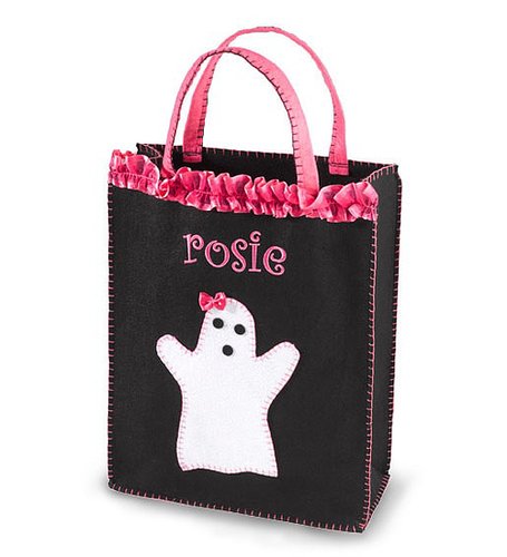 Personalized Girly Ghoul Treat Bag Personalized Girly Ghoul Treat Bag